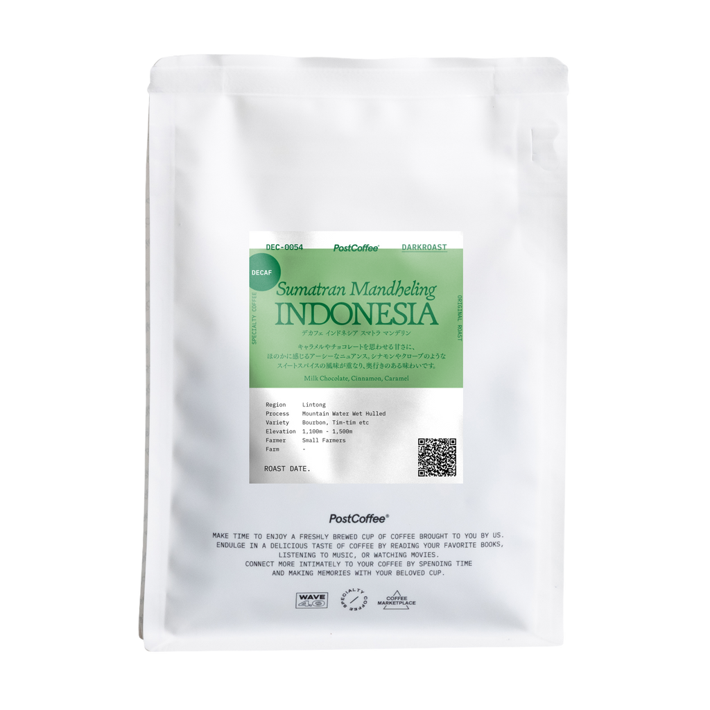 [Signature Roast] Decaf Indonesia Smatran Mandheling(DEC-0054) / デカフェ・深煎り