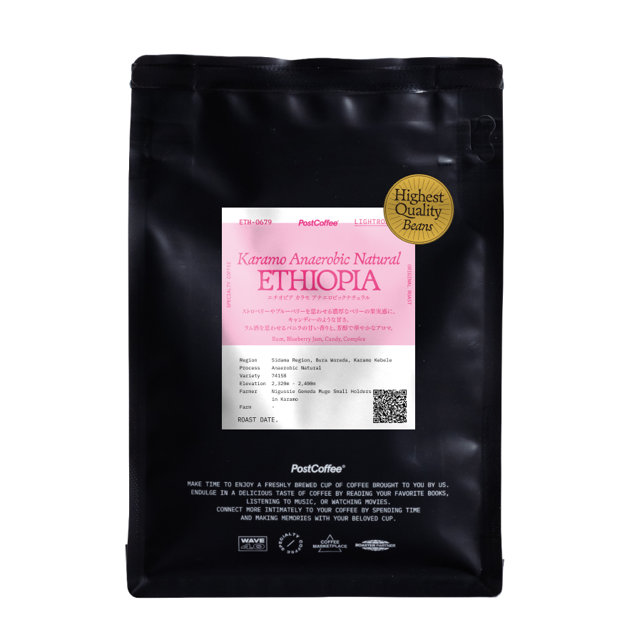 [Artisan Roast] Ethiopia Karamo Anaerobic Natural (ETH-0679) / 浅煎り